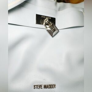 Steve Madden Light blue Handbag with Silver Lock